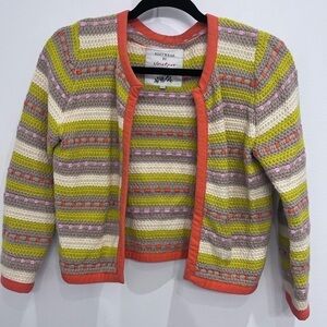 KNITWEAR by Jackpot crop blazer multicolor size small
